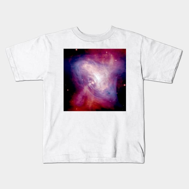 Crab nebula (R760/0060) Kids T-Shirt by SciencePhoto